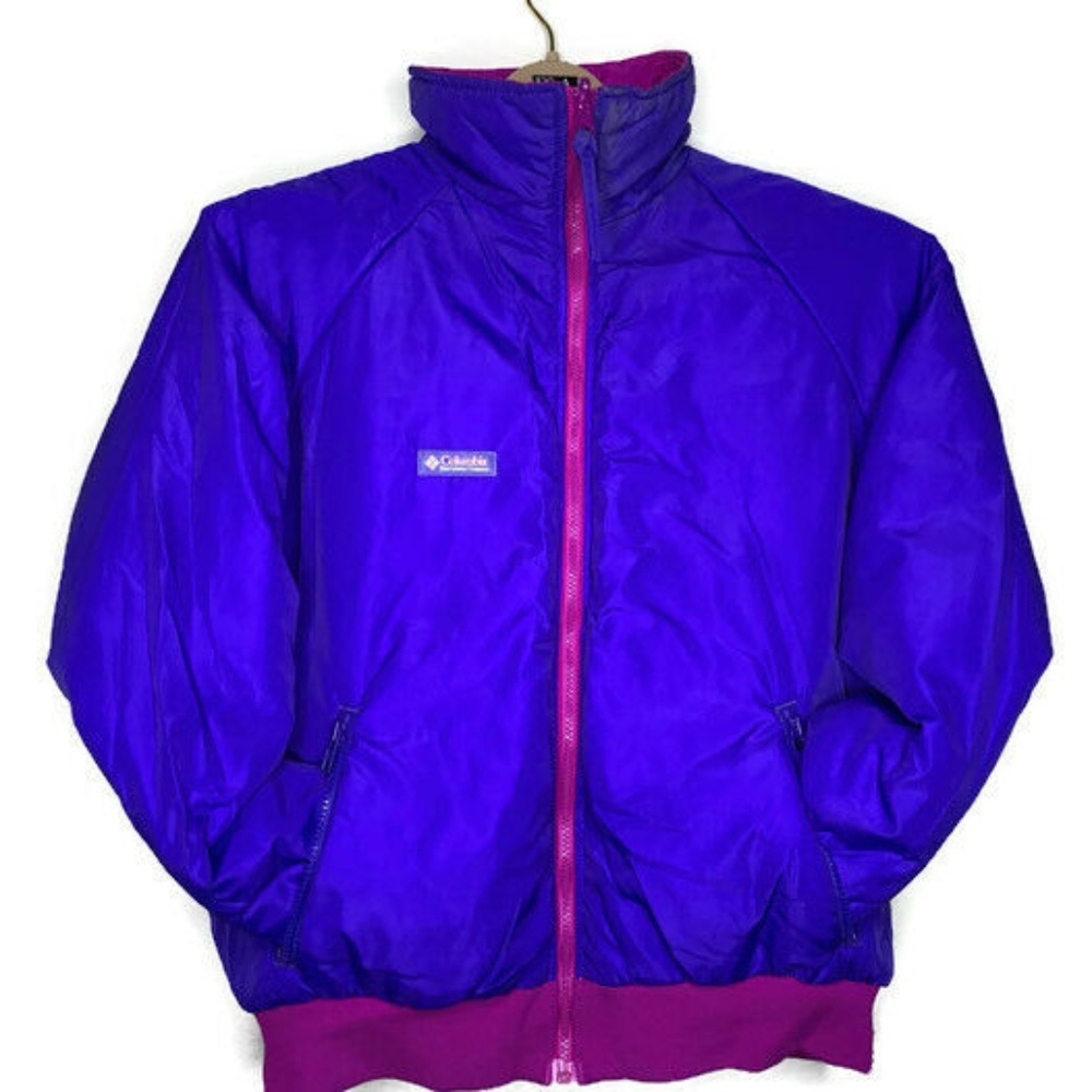 Columbia Womens Jacket Radial Sleeve Ski Purple 3M